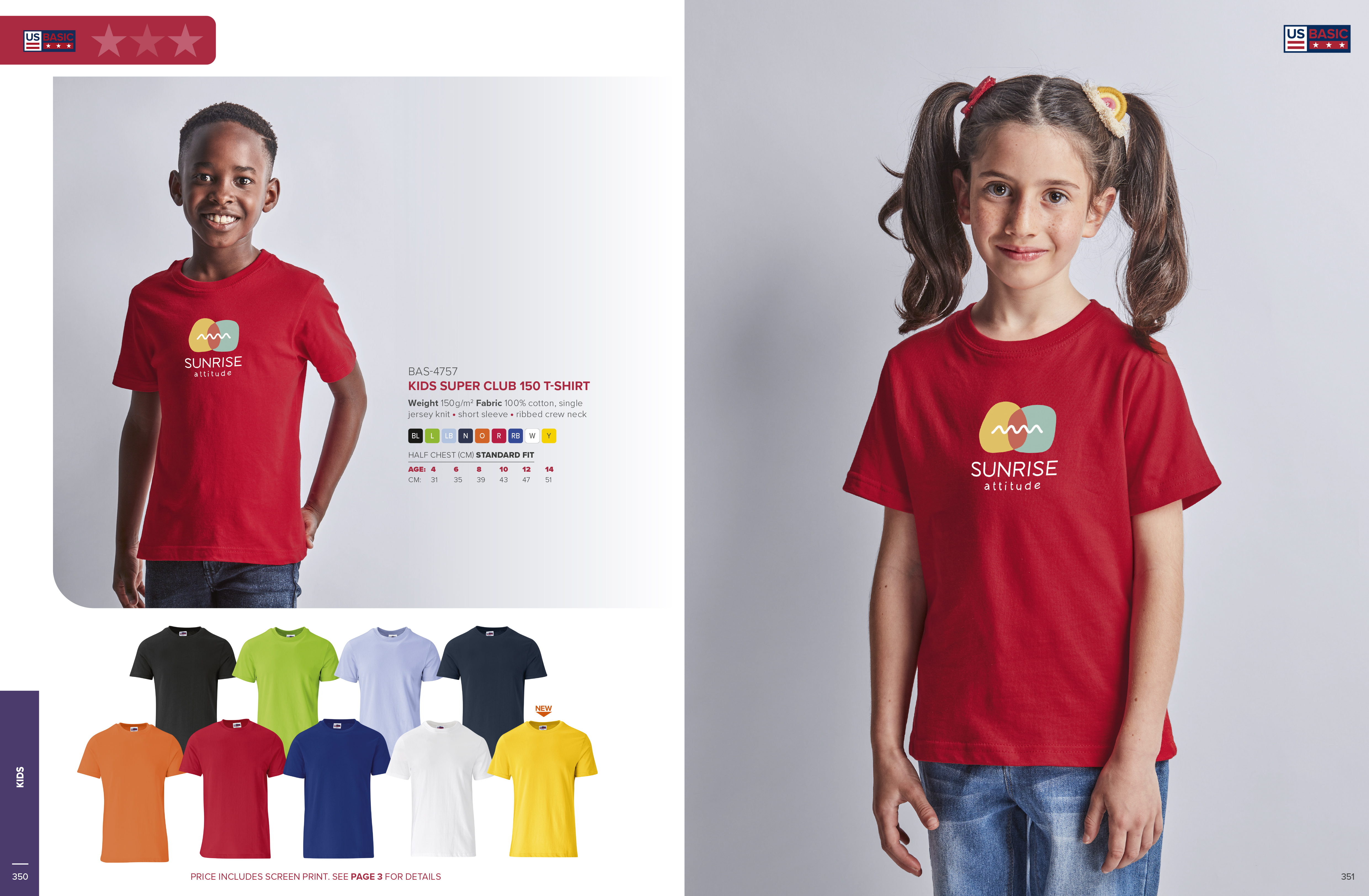 BAS-4757 - Kids Super Club 150 T-Shirt - Catalogue Image